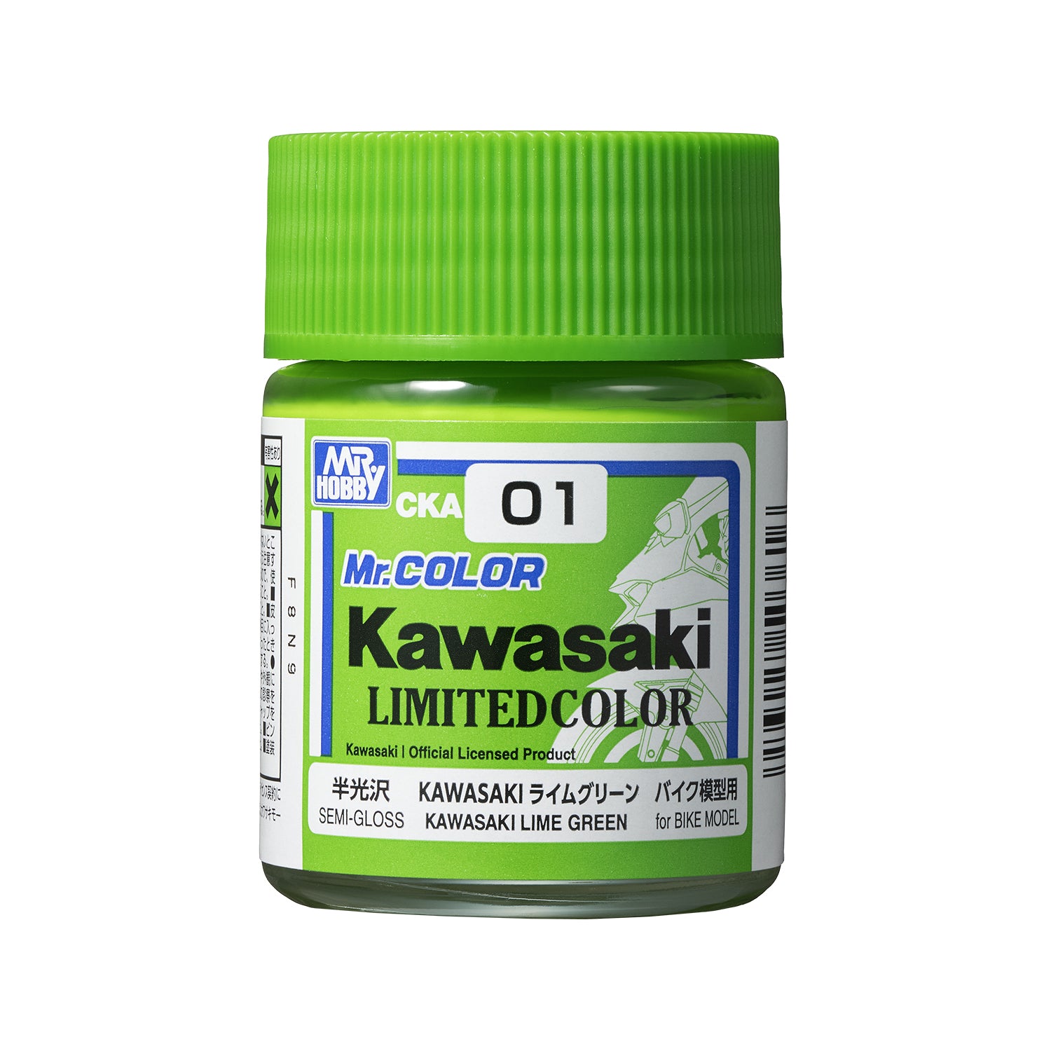 CKA01 Kawasaki Limited Color Kawasaki LIME GREEN Model Paint by Mr. Hobby