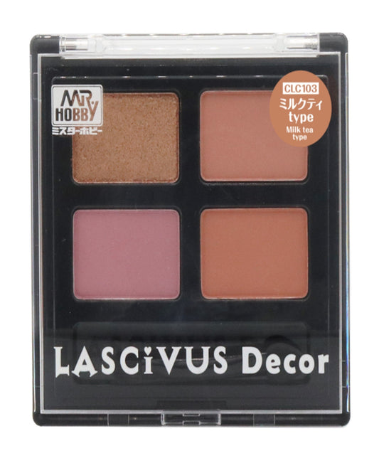 Mr. Hobby CLC103 LASCIVUS Decor Milk Tea Type Model Paint by GSI Creos color swatch front view