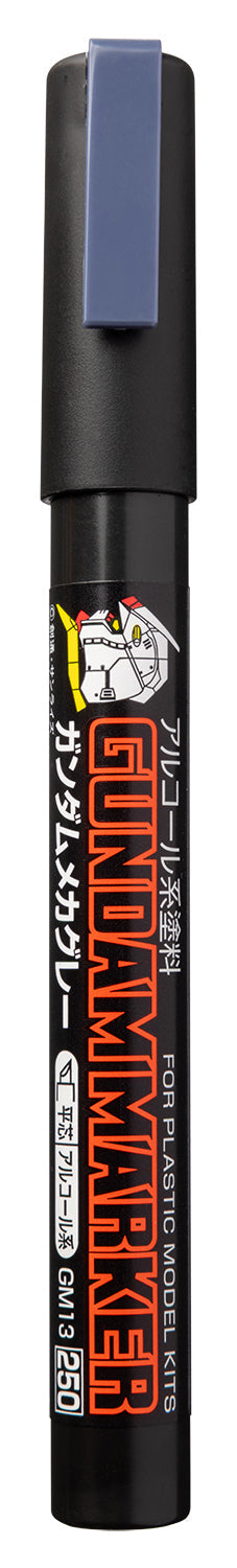 Mr. Hobby GM13 Gundam Marker Mecha Gray Felt-Tip Pen Gray color Chisel Tip without packaging by GSI Creos