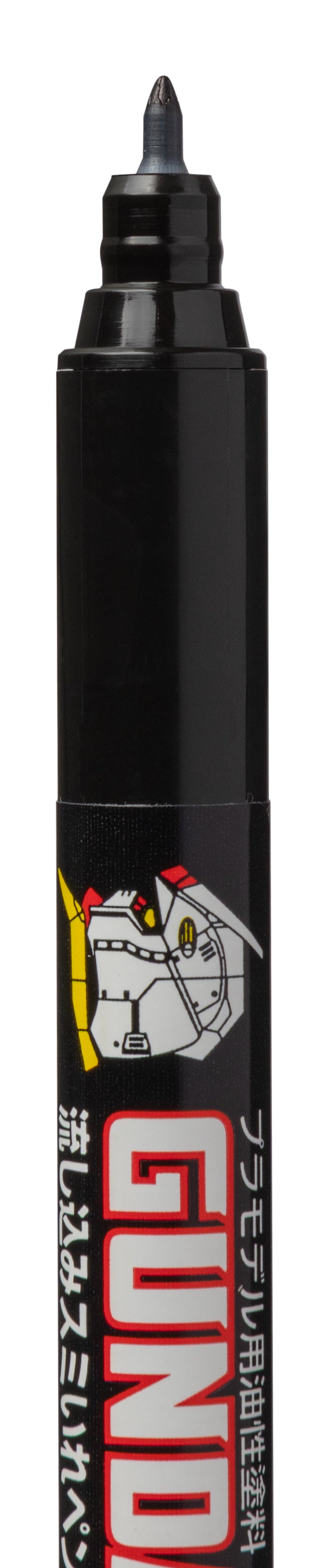 GM-301P Gundam Marker Black Felt-Tip Pen Black color Fine Tip close up by Mr. Hobby