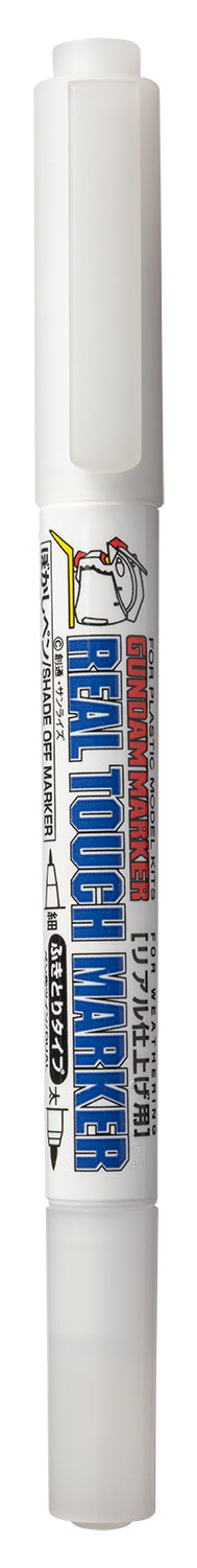 Mr. Hobby GM400 Real Touch Marker - Grading Marker Felt-Tip Pen Extra Fine Tip and Broad Tip without packaging by GSI Creos