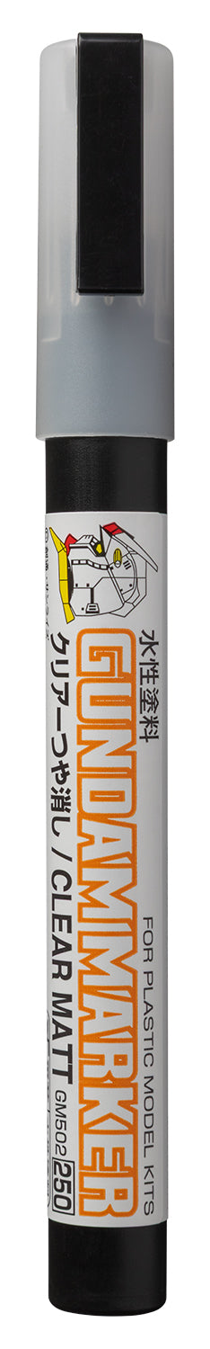 Mr. Hobby GM502 Gundam Marker Matt Clear Felt-Tip Pen Fine Tip without packaging by GSI Creos