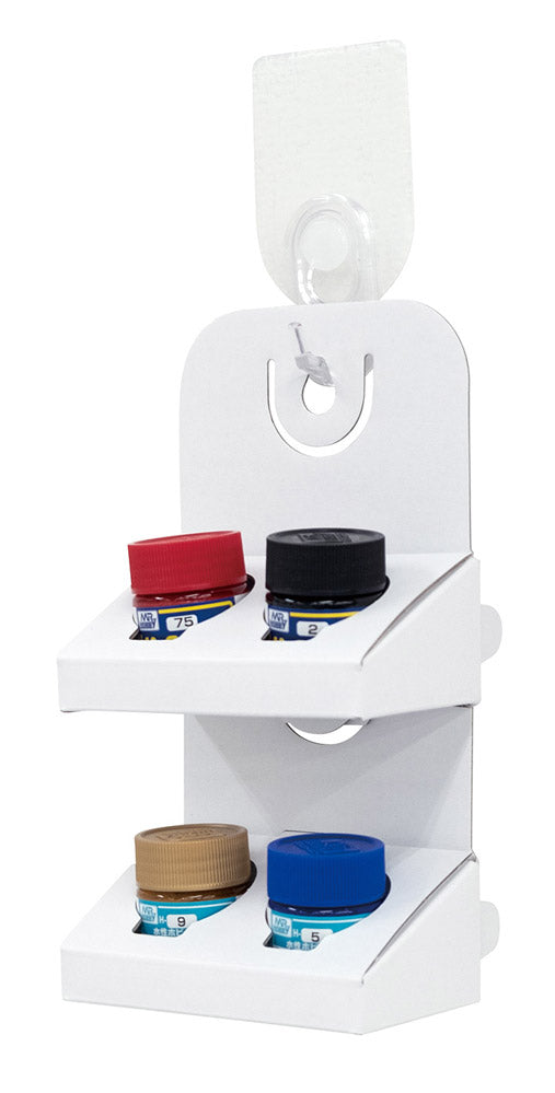 GT121 Mr. Mini Wall Paint Rack Paint Stand, Paint Rack by Mr. Hobby made of Cardboard Paper