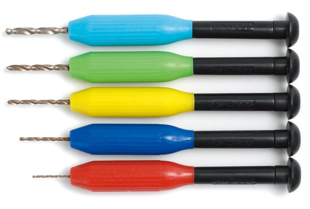 GT50 Mr. Pinvice Basic Set  Hand Drill, Twist Drill 1 / 1.5 / 2 / 2.5 / 3 mm by Mr. Hobby made of Plastic Metal