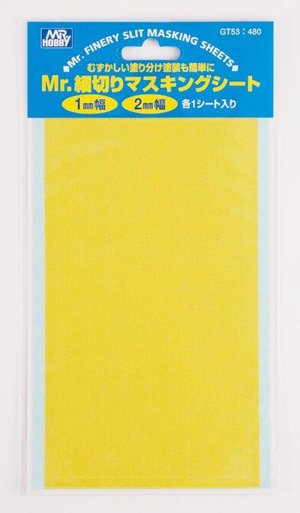 GT53 Mr. Finely Slit Masking Sheets Cover Foil by Mr. Hobby made of Paper