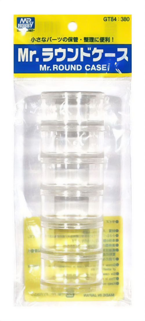 GT84 Mr. Round Case Storage Container, Tin by Mr. Hobby made of Plastic Metal