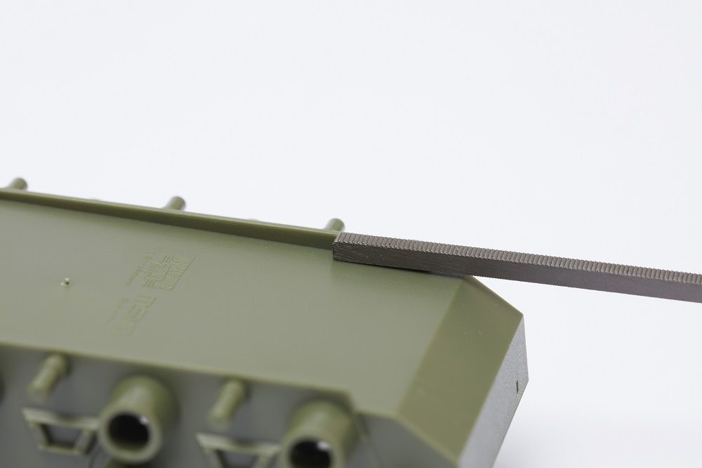 MF16 Kiwami Modeling File Single Cut Flat File, Rasp by Mr. Hobby made of Steel Pvc