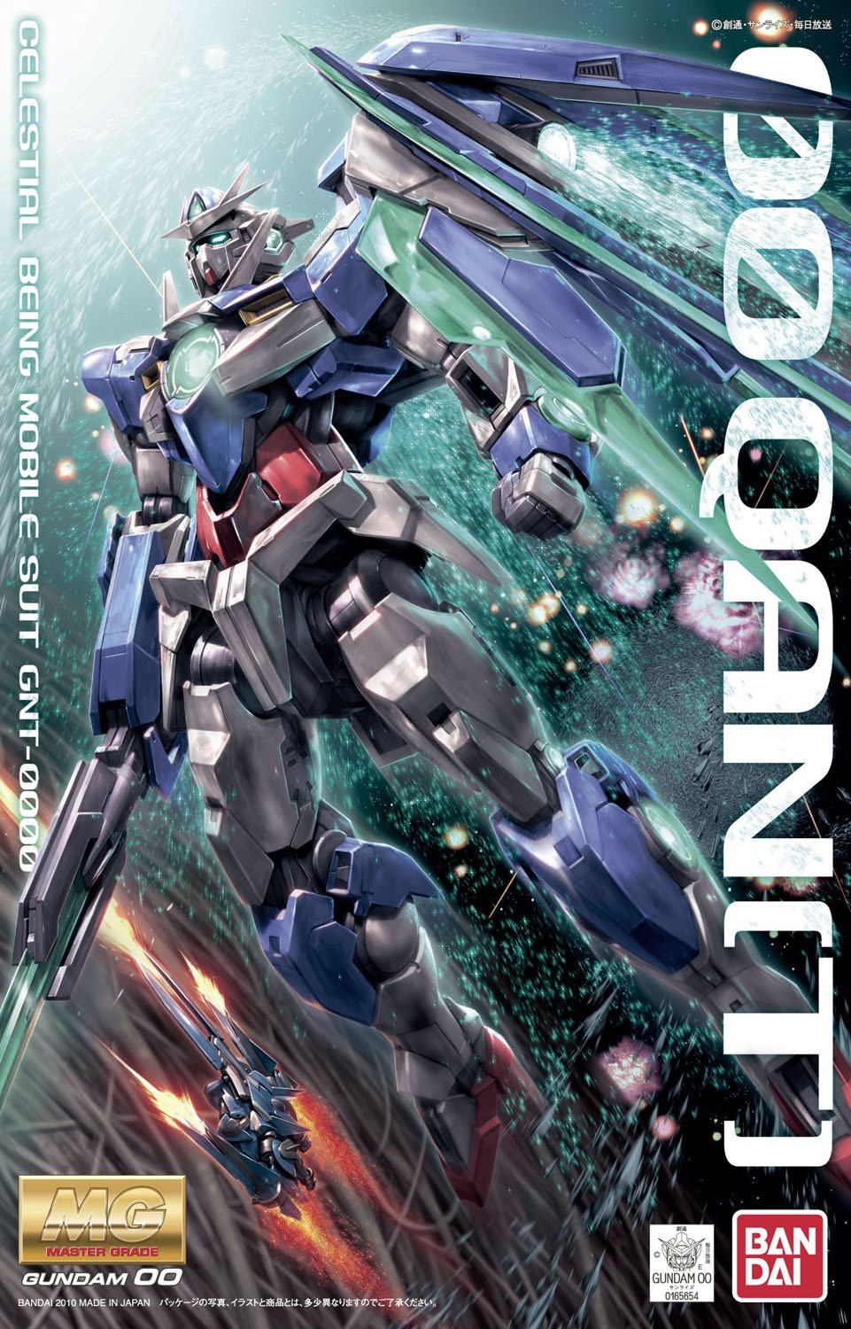 1/100 MG OO QAN[T] collectible scale model made of plastics by Bandai