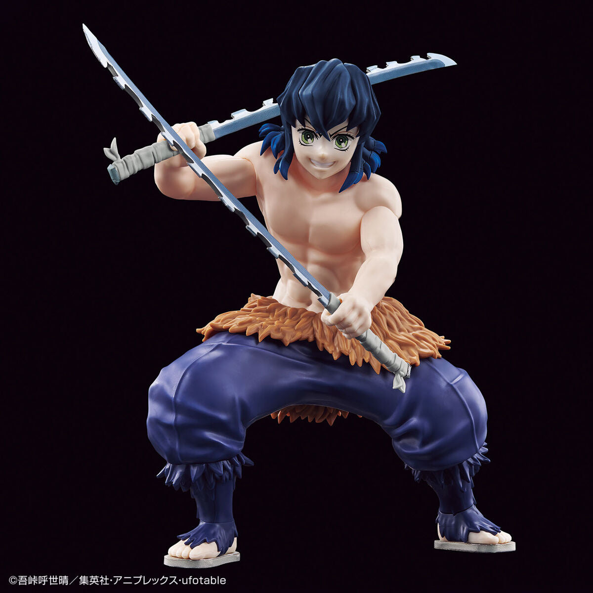 Inosuke Hashibira collectible scale model made of plastics by Bandai