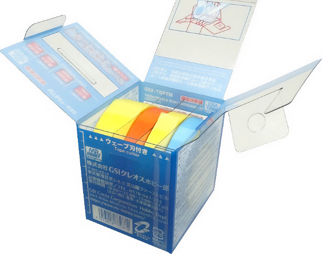 MT607 Mr. Masking Tape Assortment, Masking Materials by Mr. Hobby made of Japanese Paper