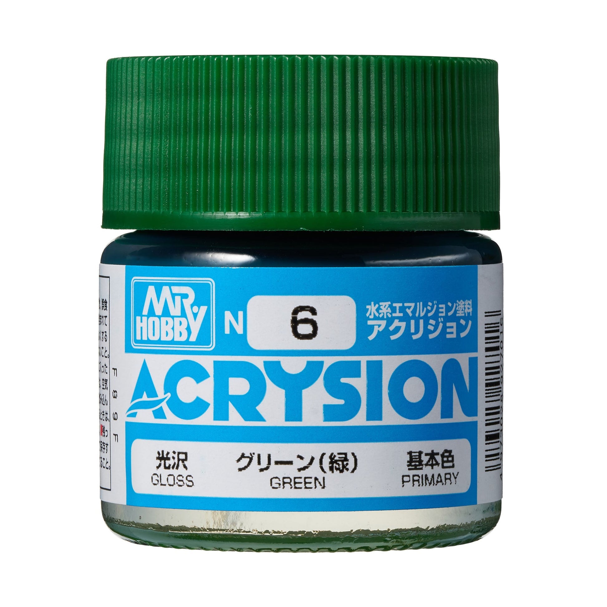 N6 Acrysion Color Green Model Paint Green color 10 ml by Mr. Hobby