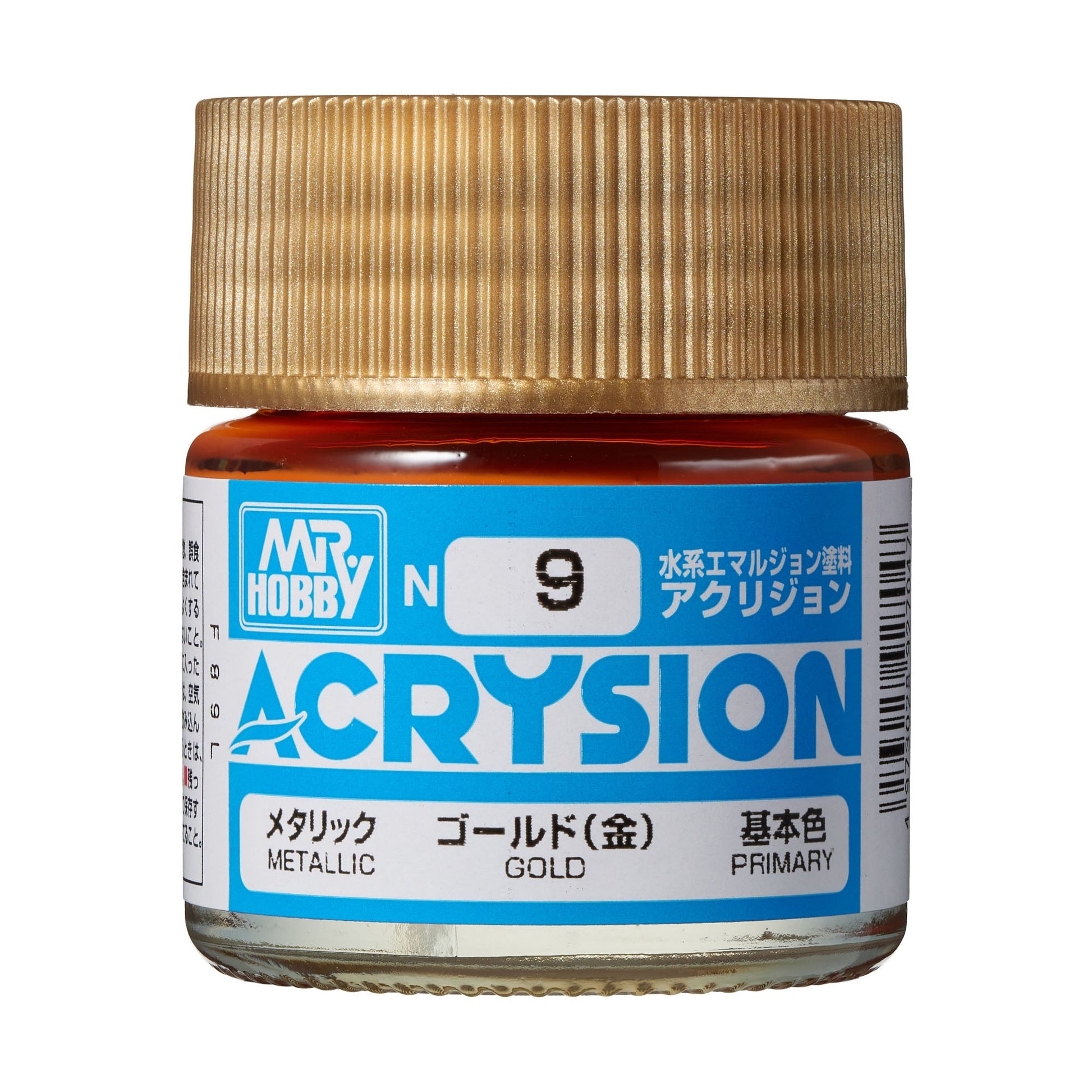 N9 Acrysion Color Gold Model Paint Gold color 10 ml by Mr. Hobby