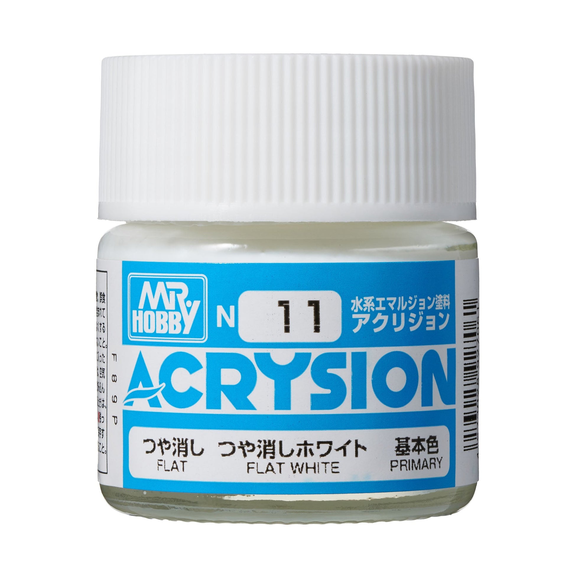N11 Acrysion Color Flat White Model Paint White color 10 ml by Mr. Hobby