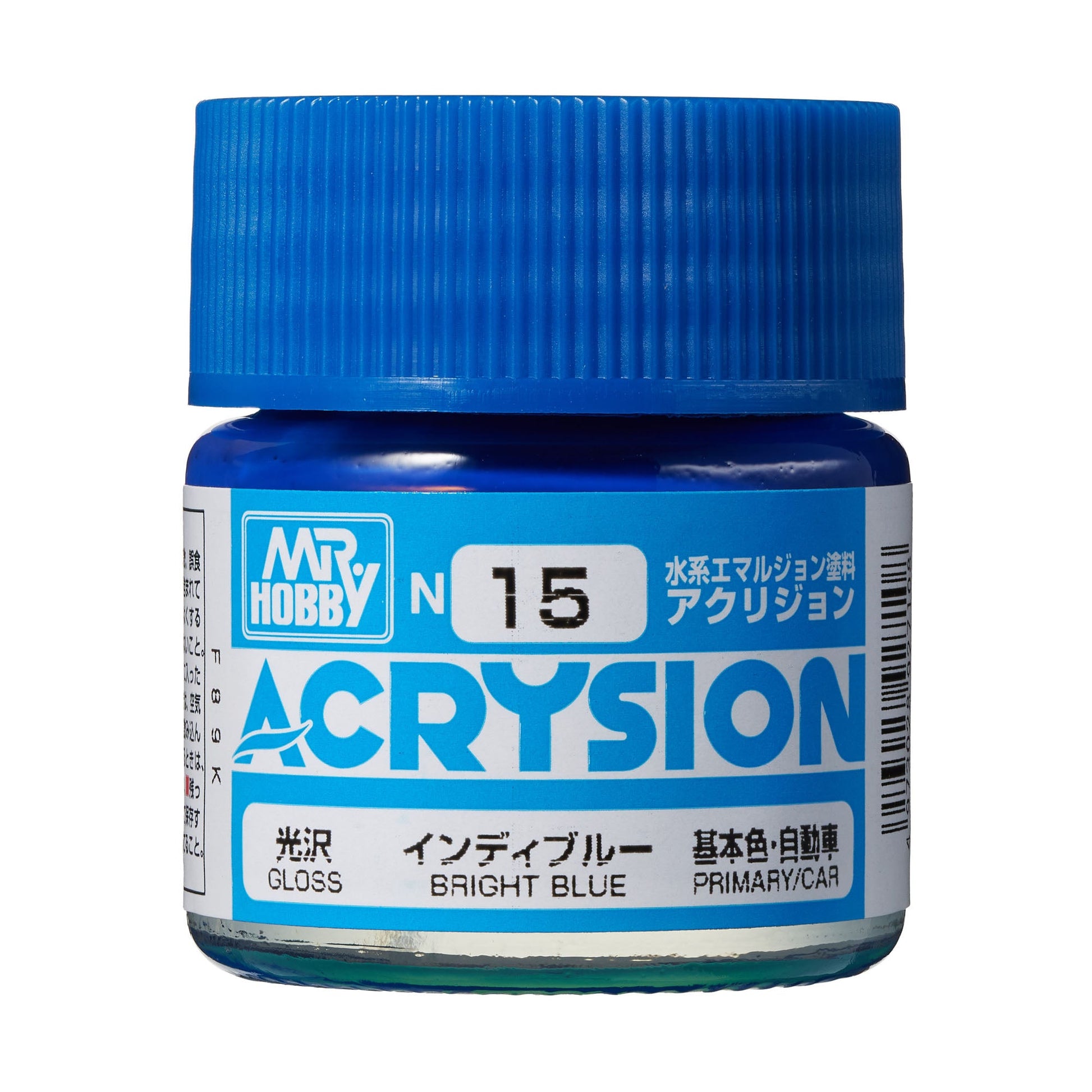 N15 Acrysion Color Bright Blue Model Paint Blue color 10 ml by Mr. Hobby