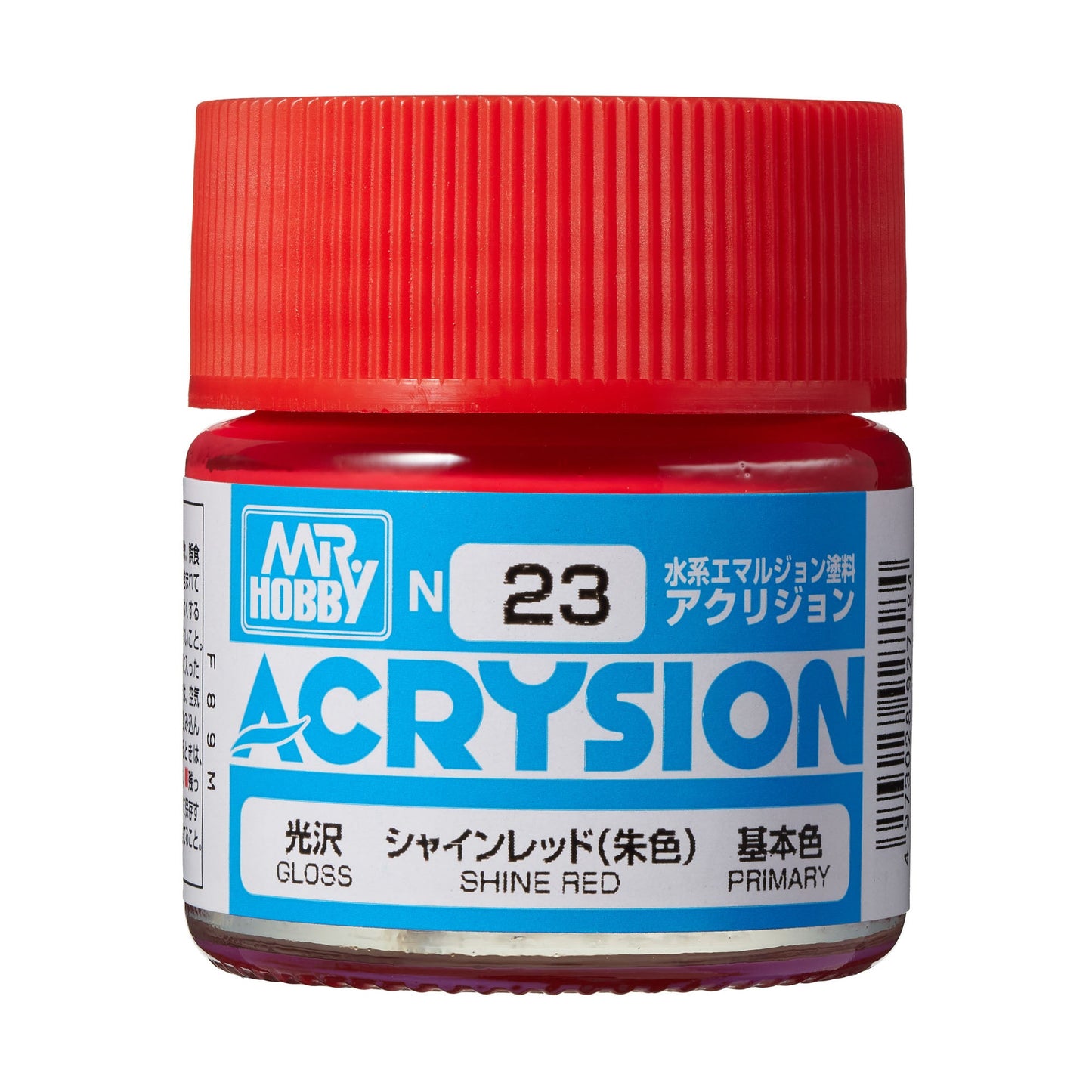 N23 Acrysion Color Shine Red Model Paint Red color 10 ml by Mr. Hobby