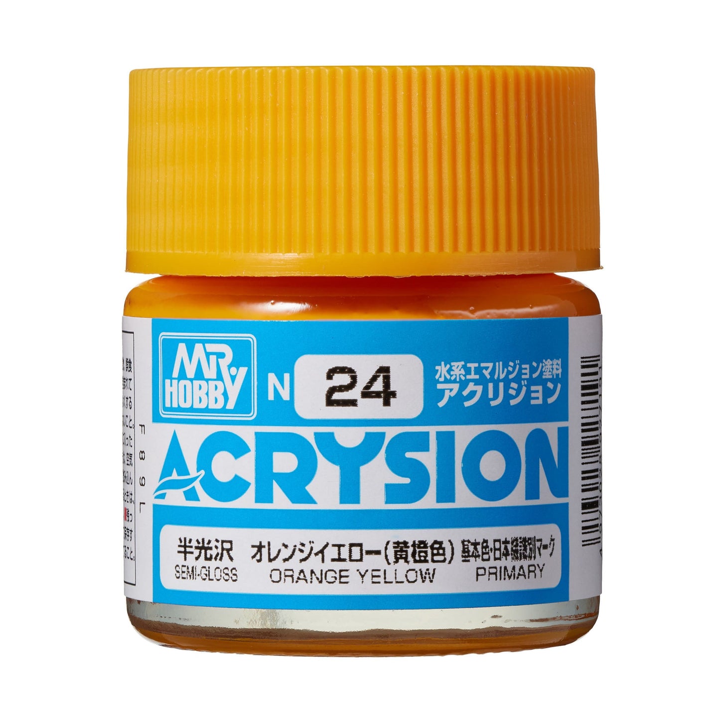 N24 Acrysion Color Orange Yellow Model Paint Yellow color 10 ml by Mr. Hobby