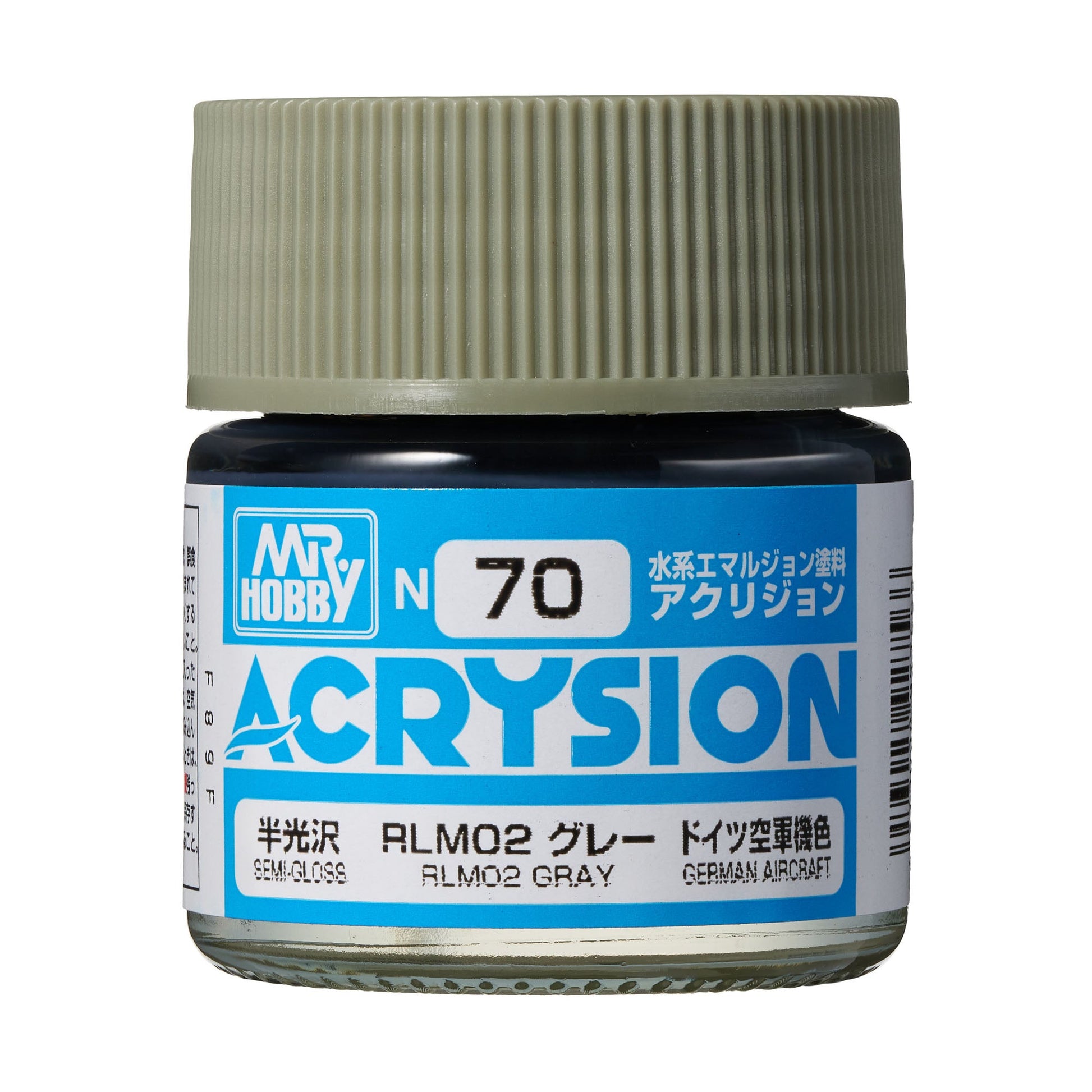 N70 Acrysion Color RLM02 Gray Model Paint Gray color 10 ml by Mr. Hobby