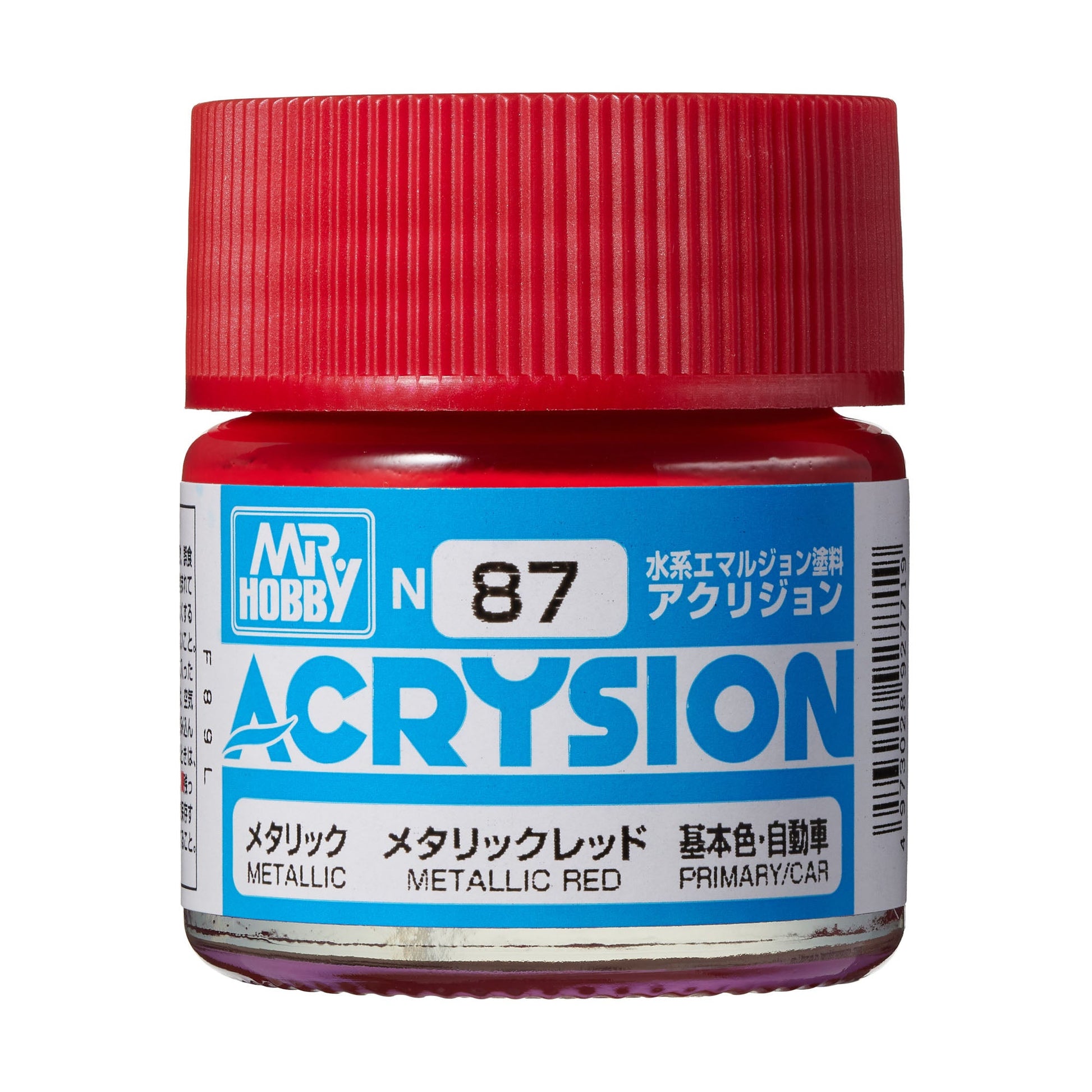 N87 Acrysion Color Metallic Red Model Paint Red color 10 ml by Mr. Hobby