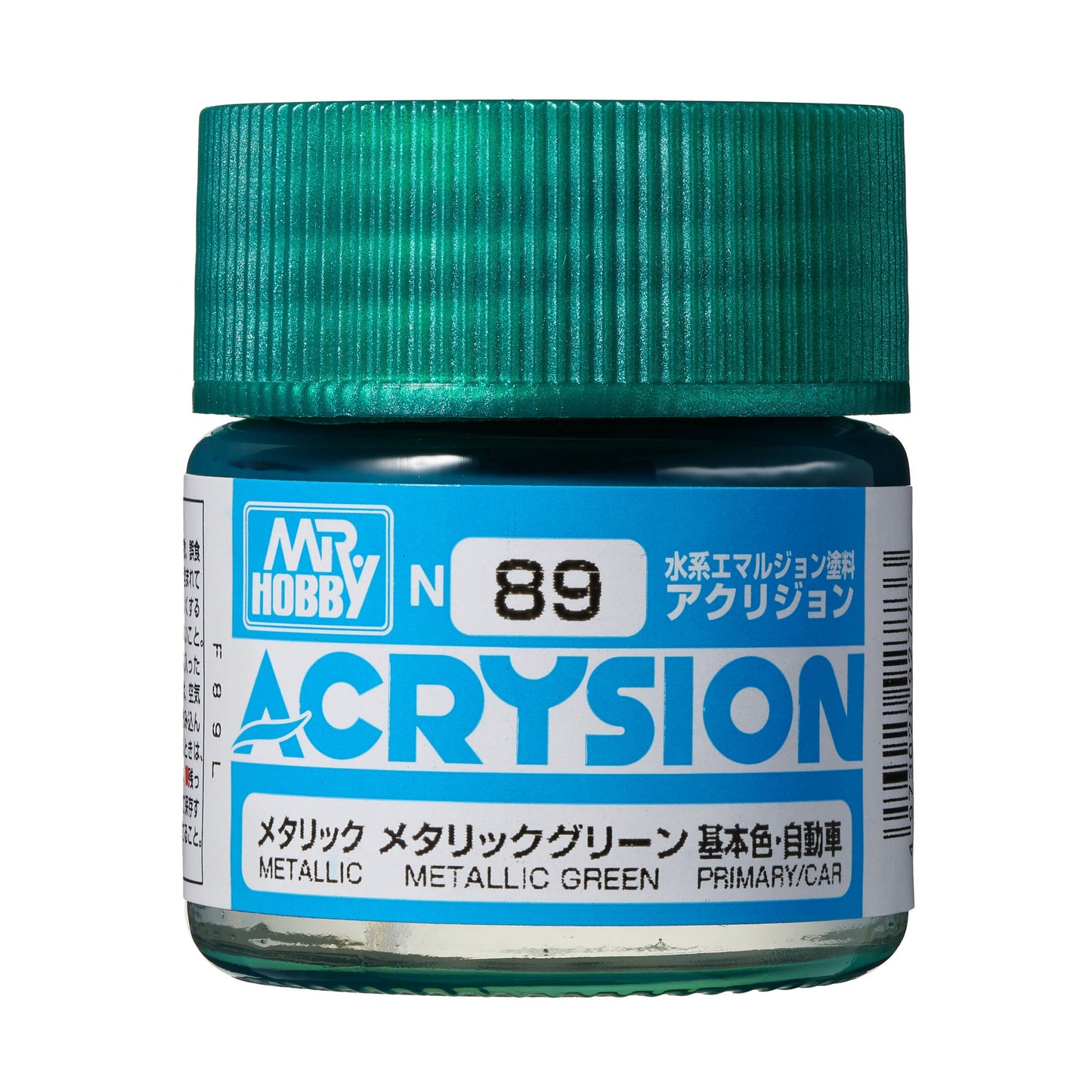 N89 Acrysion Color Metallic Green Model Paint Green color 10 ml by Mr. Hobby