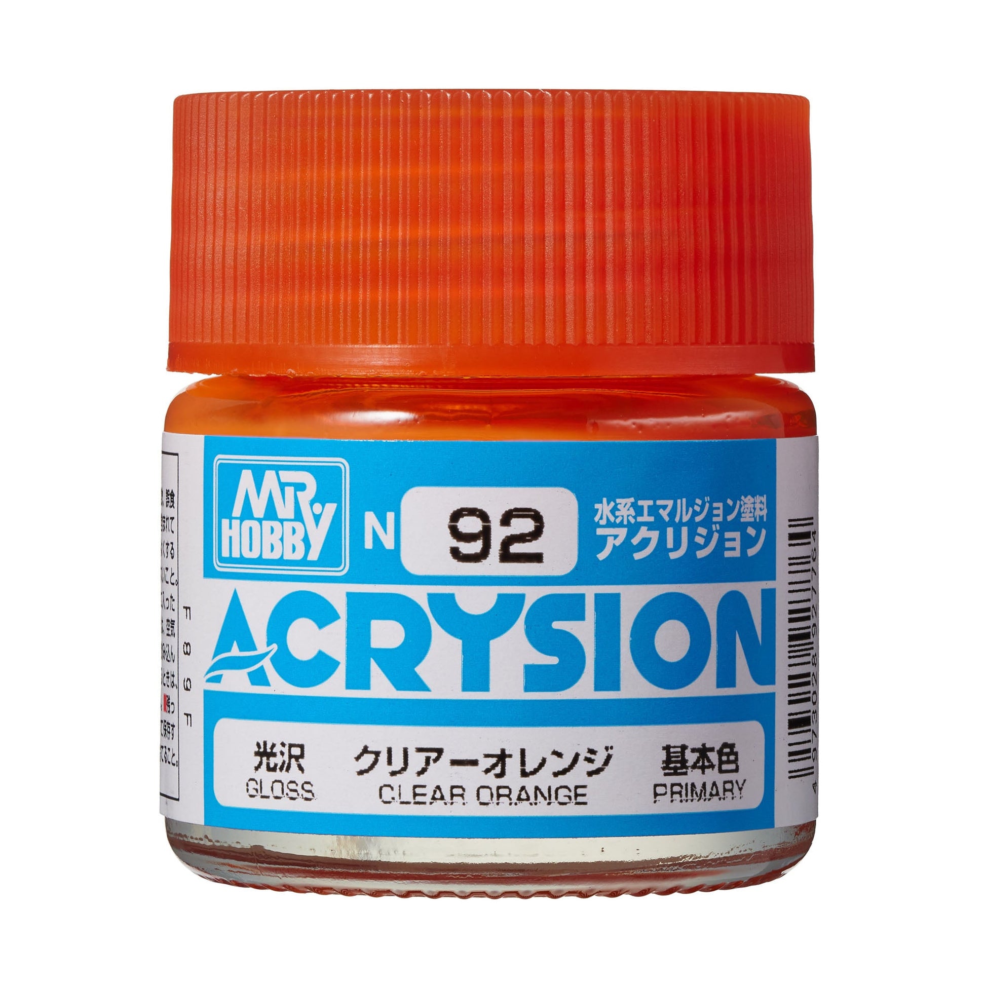 N92 Acrysion Color Clear Orange Model Paint Orange color 10 ml by Mr. Hobby