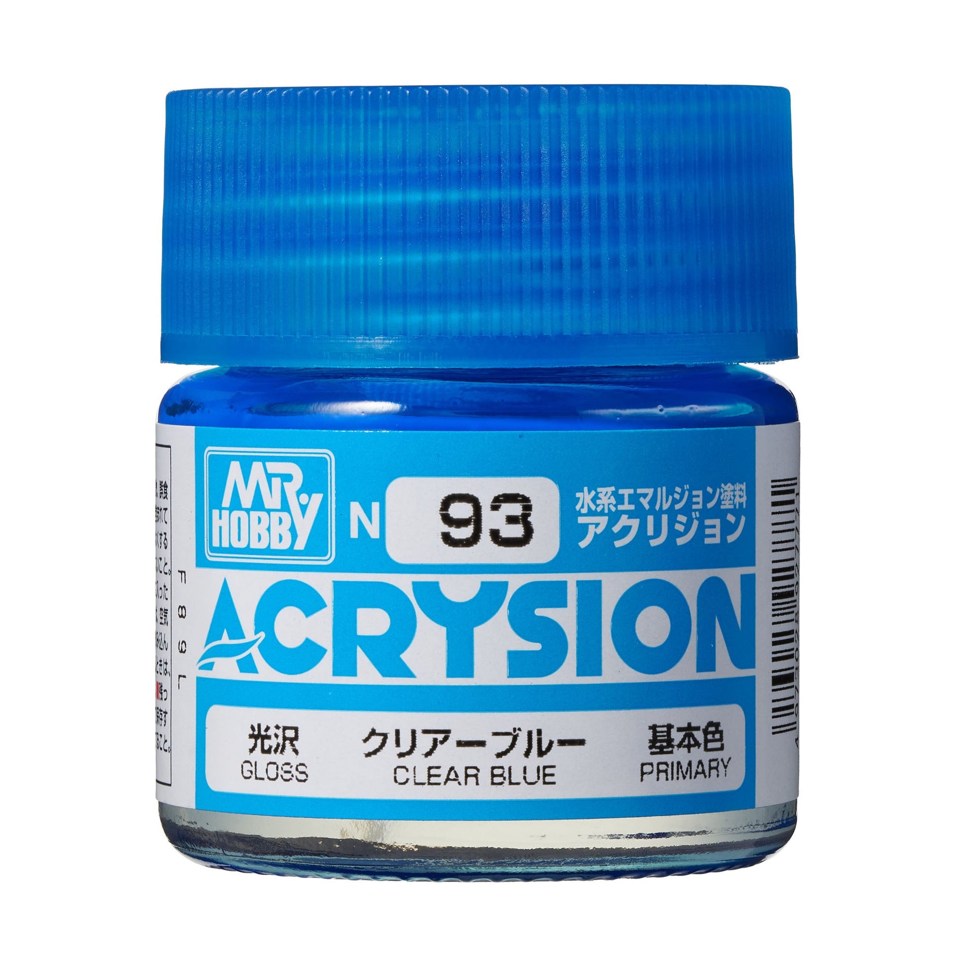 N93 Acrysion Color Clear Blue Model Paint Blue color 10 ml by Mr. Hobby