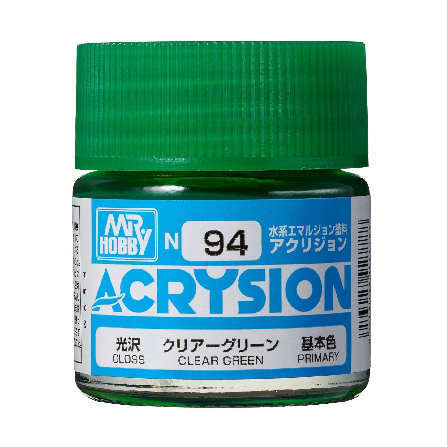 N94 Acrysion Color Clear Green Model Paint Green color 10 ml by Mr. Hobby