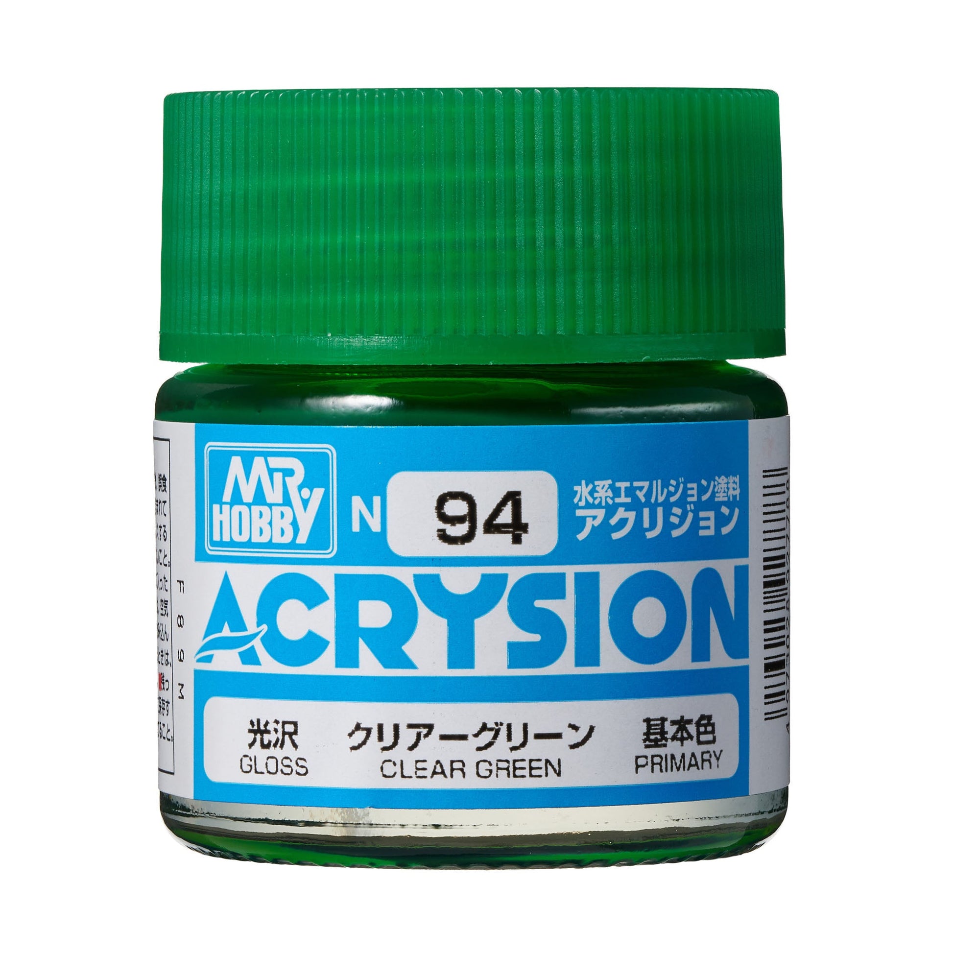 N94 Acrysion Color Clear Green Model Paint Green color 10 ml by Mr. Hobby
