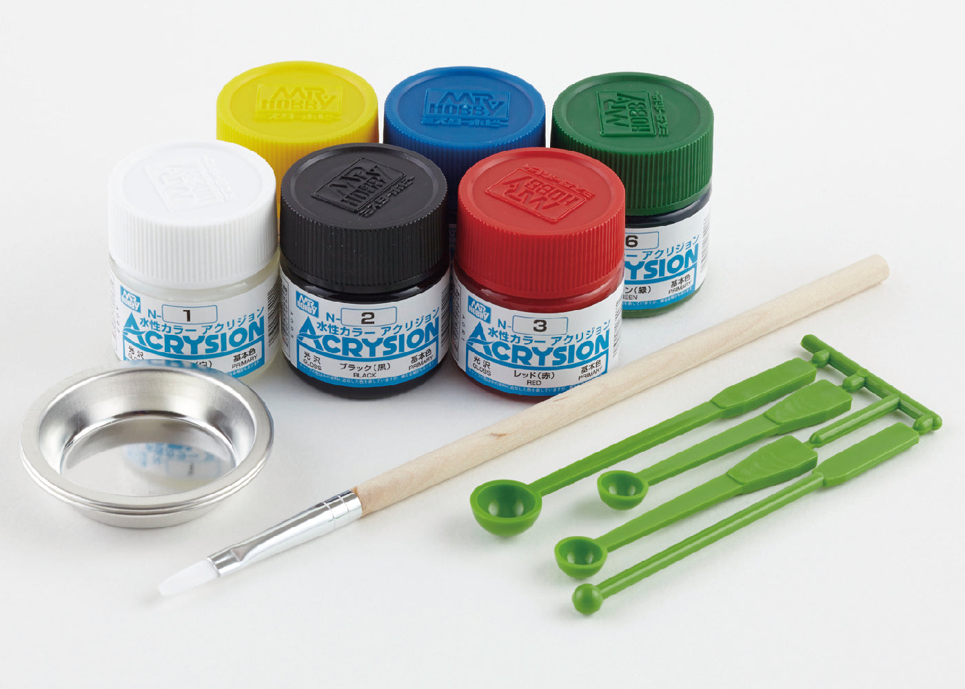 NS30 Acrysion Color Starter Set Model Paint 60 ml by Mr. Hobby