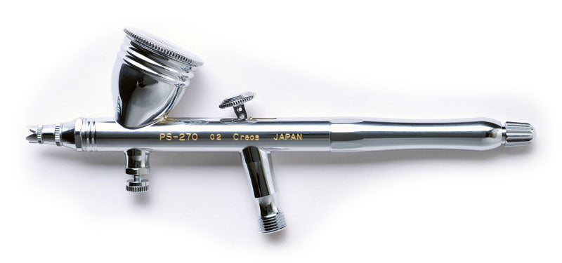 PS270 Procon Boy FWA Double Action Platinum 0.2 Airbrush by Mr. Hobby made of Stainless Steel