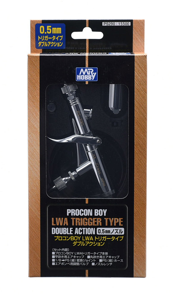 Mr. Hobby PS290 Procon Boy LWA Airbrush 0.5mm – Double Action – Mr