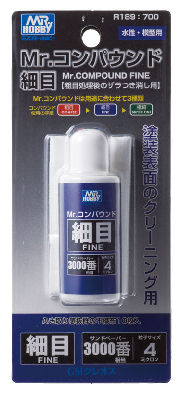 R189 Mr. Compound Fine Polishing Agent finishing material by Mr. Hobby