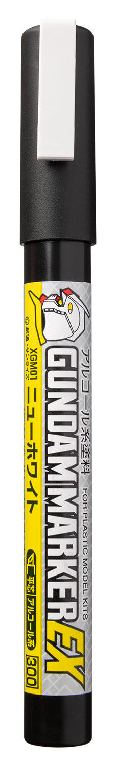 Mr. Hobby XGM01 Gundam Marker EX New White Felt-Tip Pen White color without packaging by GSI Creos