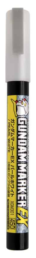 Mr. Hobby Gundam Marker EX XGM301 Pearl White Japan-made marker for plastic model detailing